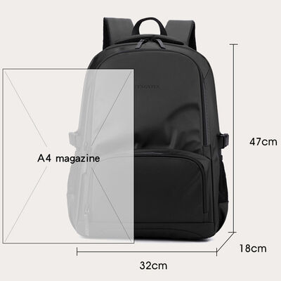 Heavy Cargo 30L PU Coated Business Laptop Backpack Private Label