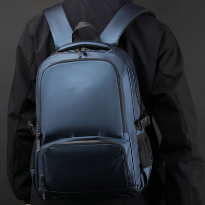 Heavy Cargo 30L PU Coated Business Laptop Backpack Private Label