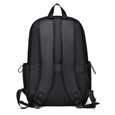Sleek Minimalist Laptop Backpack 17L PU Coated Zipper Closure Business