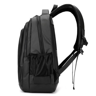 Reflective Safety 30L PU Coated Business Laptop Backpack Luggage Strap ODM