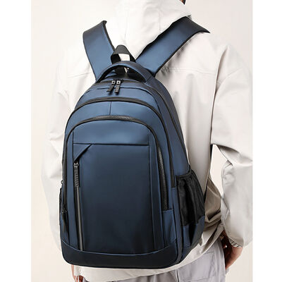 Reflective Safety 30L PU Coated Business Laptop Backpack Luggage Strap ODM