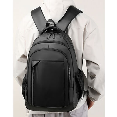 Reflective Safety 30L PU Coated Business Laptop Backpack Luggage Strap ODM
