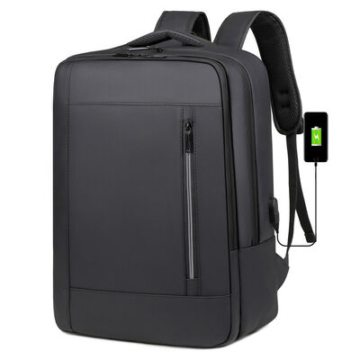 Boxy Tech Business Laptop Backpack 22L PU Coated Luggage Strap Private Label