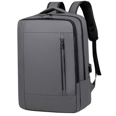 Boxy Tech Business Laptop Backpack 22L PU Coated Luggage Strap Private Label