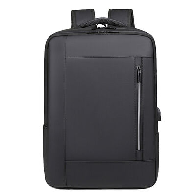Boxy Tech Business Laptop Backpack 22L PU Coated Luggage Strap Private Label
