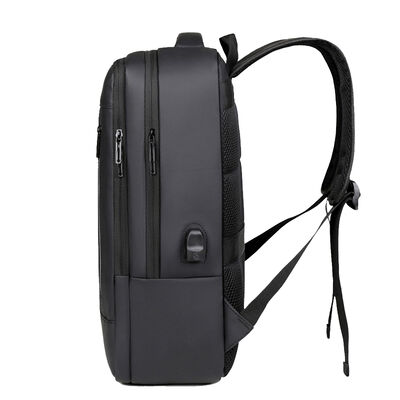 Boxy Tech Business Laptop Backpack 22L PU Coated Luggage Strap Private Label