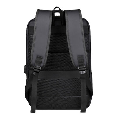 Boxy Tech Business Laptop Backpack 22L PU Coated Luggage Strap Private Label