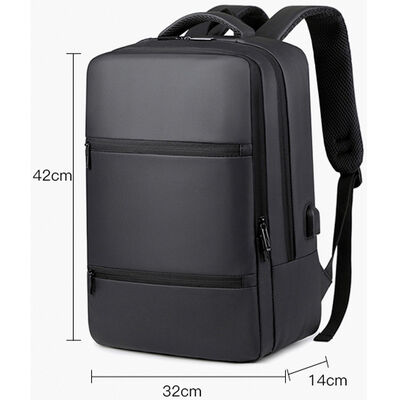 Executive Anti Theft 20L Matte Coated Laptop Backpack Travel Bag