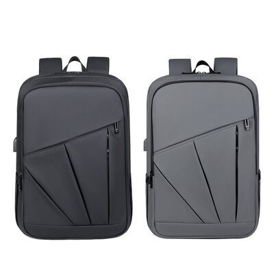 Modern Custom Business Backpack Geometric Laptop Daypack 15L