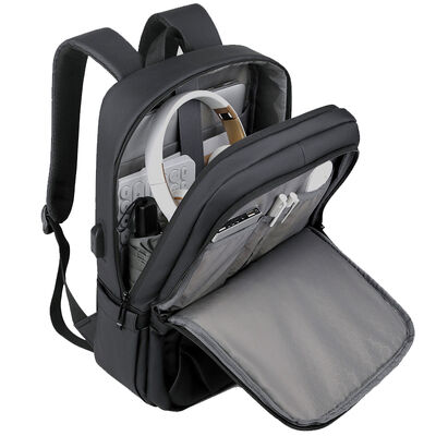 Modern Custom Business Backpack Geometric Laptop Daypack 15L