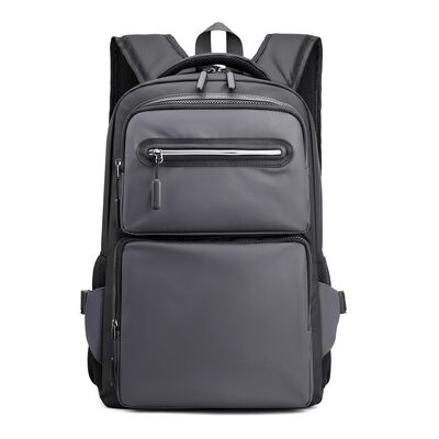 Multi Pocket Reflective Zipper Laptop Backpack Commuter Pack 20L PU Coated