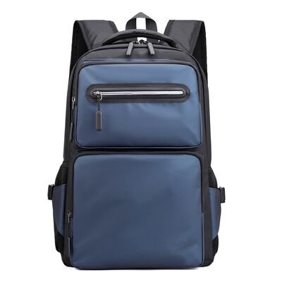 Multi Pocket Reflective Zipper Laptop Backpack Commuter Pack 20L PU Coated