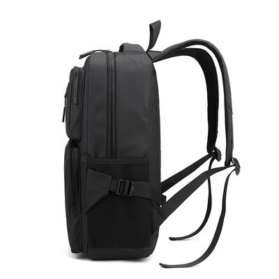 Multi Pocket Reflective Zipper Laptop Backpack Commuter Pack 20L PU Coated