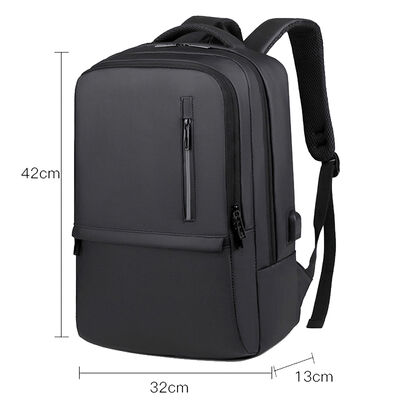 Executive Slim 20L PU Coated Laptop Backpack Business Daypack