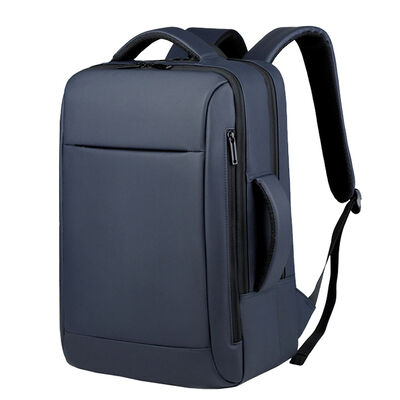 Business Laptop Backpack Slim Commuter Pack 22L PU Coated OEM ODM