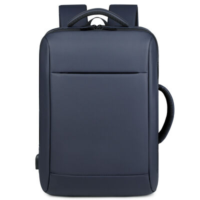 Business Laptop Backpack Slim Commuter Pack 22L PU Coated OEM ODM