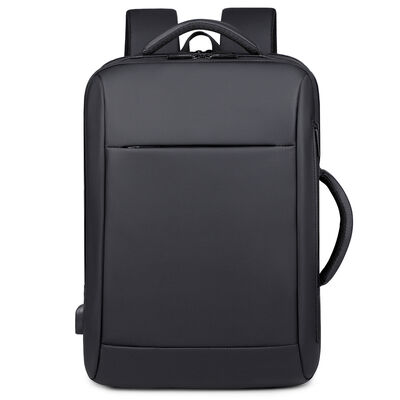Business Laptop Backpack Slim Commuter Pack 22L PU Coated OEM ODM