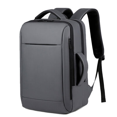Business Laptop Backpack Slim Commuter Pack 22L PU Coated OEM ODM