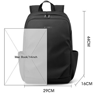 Business Daypack Sleek Minimalist Laptop Backpack 20L PU Coated