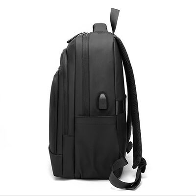 Multi Compartment Laptop Backpack Weatherproof 25L 600D Oxford