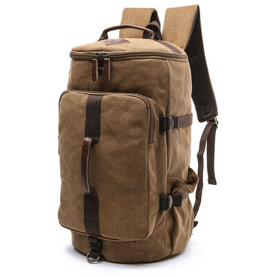 Convertible Custom Canvas Backpack Large Capacity Travel Duffle