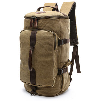 Convertible Custom Canvas Backpack Large Capacity Travel Duffle