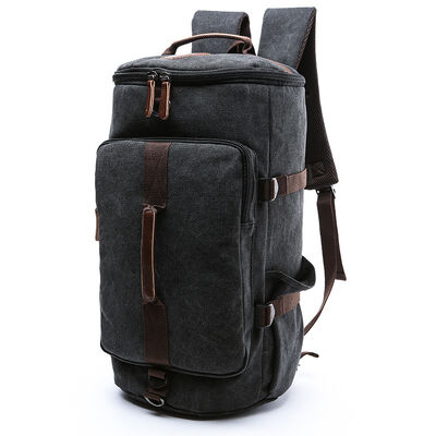 Convertible Custom Canvas Backpack Large Capacity Travel Duffle
