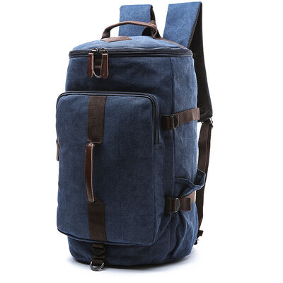 Convertible Custom Canvas Backpack Large Capacity Travel Duffle