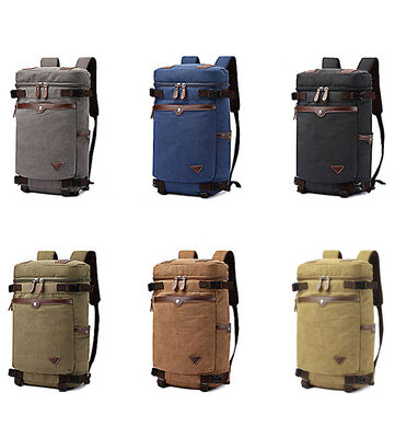 3 Way Custom Canvas Backpack Convertible Travel Duffle Shoulder