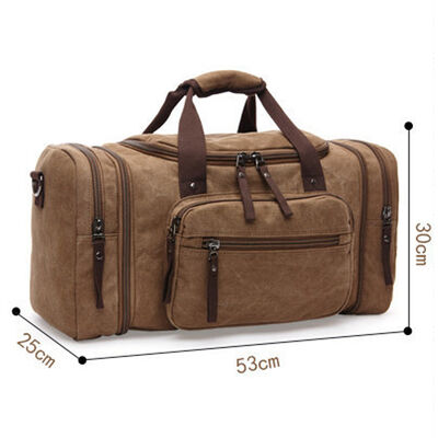 Heavy Duty Custom Duffel Bag Canvas Travel 40L Water Resistant