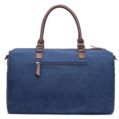 Leather Canvas Custom Duffel Bag 40L Water Resistant Outdoor