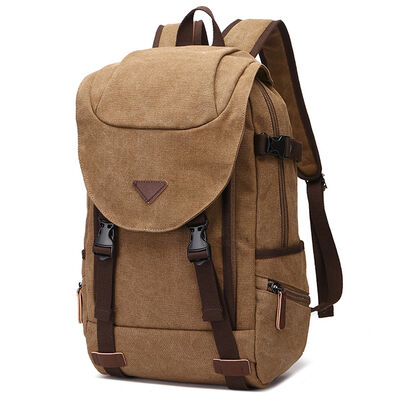 Vintage Canvas Rucksack Casual Outdoor Travel Hiking Daypack