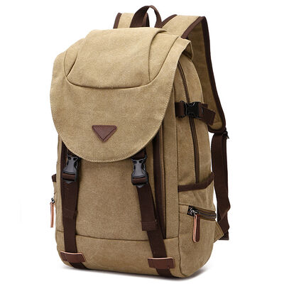 Vintage Canvas Rucksack Casual Outdoor Travel Hiking Daypack