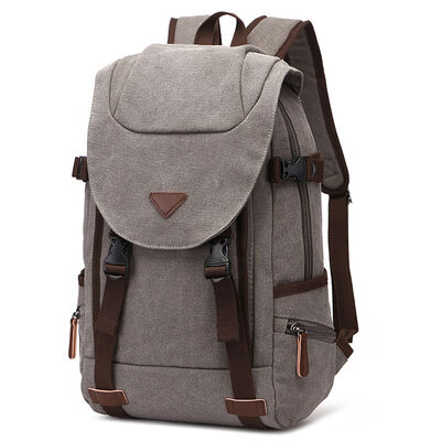 Vintage Canvas Rucksack Casual Outdoor Travel Hiking Daypack