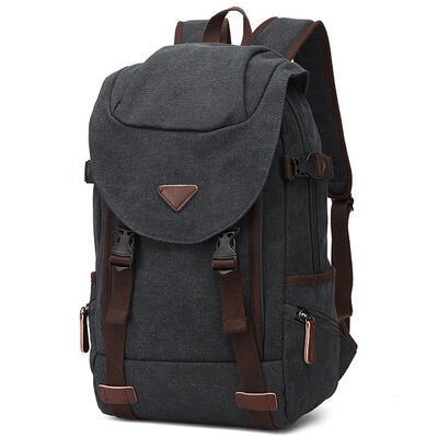 Vintage Canvas Rucksack Casual Outdoor Travel Hiking Daypack