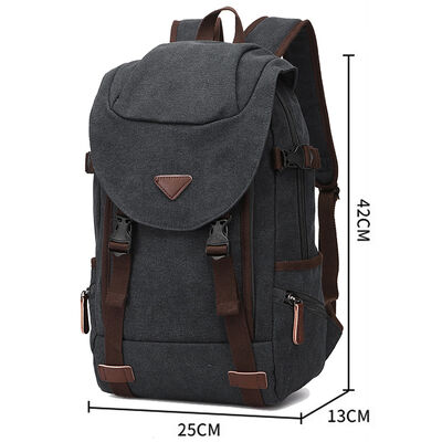 Vintage Canvas Rucksack Casual Outdoor Travel Hiking Daypack