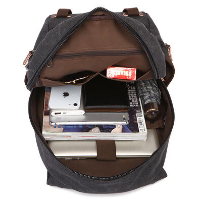 Vintage Canvas Rucksack Casual Outdoor Travel Hiking Daypack
