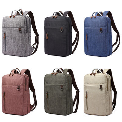 Urban Canvas Laptop Backpack Professional Office Commuter Bag