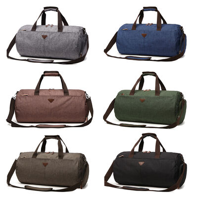 Cylindrical Custom Duffel Bag Gym 45L Water Resistant Outdoor