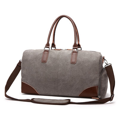 Canvas Overnight Bag 27L Water Resistant Outdoor Travel Gear