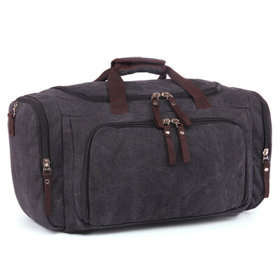 Canvas Duffel Bag 43L Water Resistant Outdoor Travel Gear Bag
