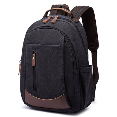 Classic Canvas School Bag Casual Travel Student Backpack Daypack