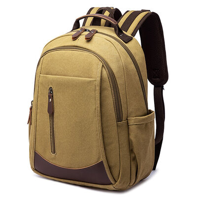 Classic Canvas School Bag Casual Travel Student Backpack Daypack