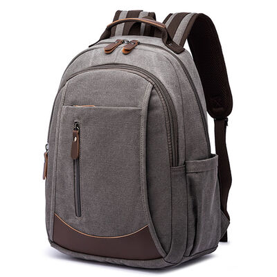 Classic Canvas School Bag Casual Travel Student Backpack Daypack