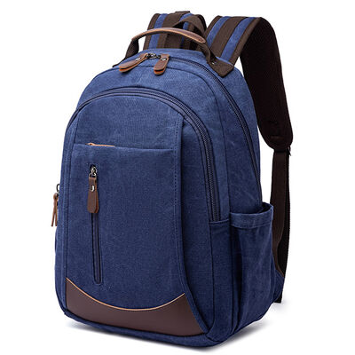 Classic Canvas School Bag Casual Travel Student Backpack Daypack