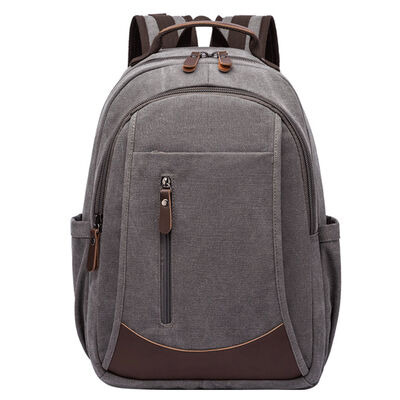 Classic Canvas School Bag Casual Travel Student Backpack Daypack