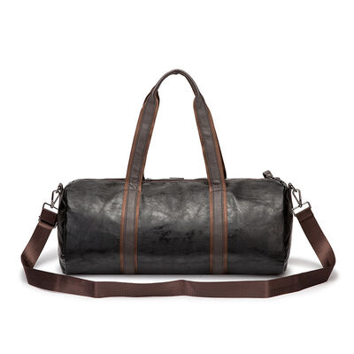 Vintage Leather Weekender Duffel Bag 35L Water Resistant Outdoor