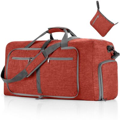 Foldable Gym Bag 65L Travel Duffel Water Resistant Outdoor Gear
