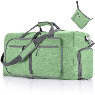 Foldable Gym Bag 65L Travel Duffel Water Resistant Outdoor Gear