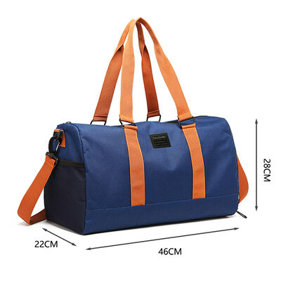 Two Tone Custom GYM Bag Duffel 28L Water Resistant Outdoor Travel